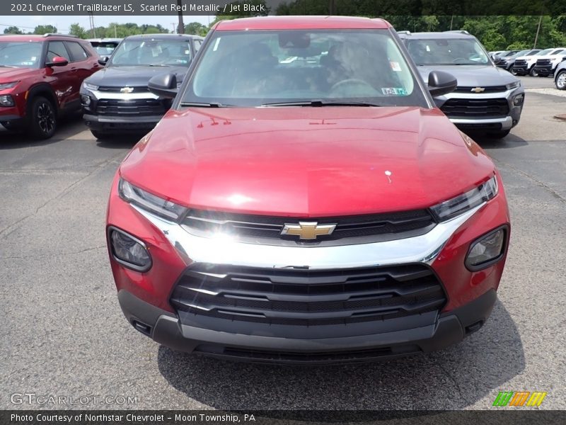 Scarlet Red Metallic / Jet Black 2021 Chevrolet TrailBlazer LS