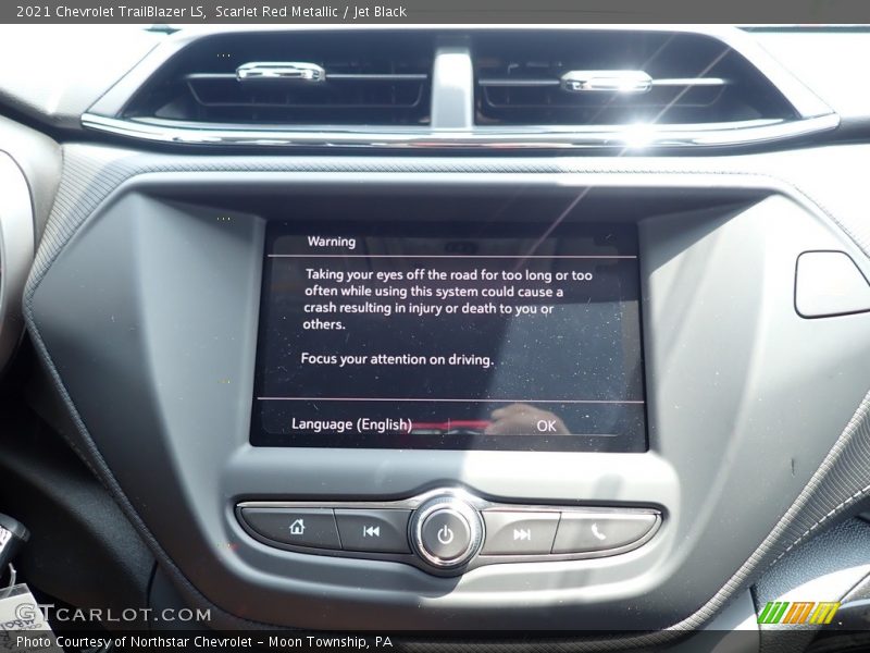Scarlet Red Metallic / Jet Black 2021 Chevrolet TrailBlazer LS