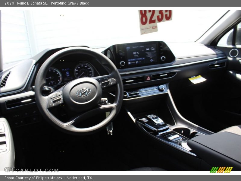 Portofino Gray / Black 2020 Hyundai Sonata SE