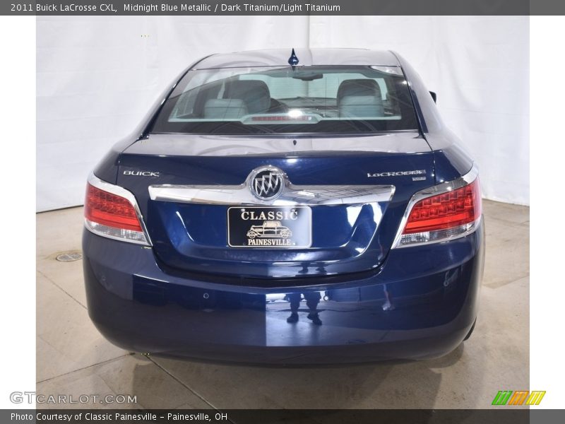 Midnight Blue Metallic / Dark Titanium/Light Titanium 2011 Buick LaCrosse CXL