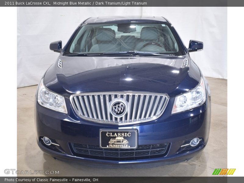 Midnight Blue Metallic / Dark Titanium/Light Titanium 2011 Buick LaCrosse CXL