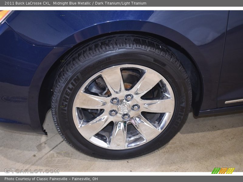 Midnight Blue Metallic / Dark Titanium/Light Titanium 2011 Buick LaCrosse CXL