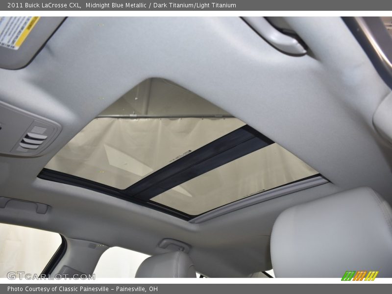 Midnight Blue Metallic / Dark Titanium/Light Titanium 2011 Buick LaCrosse CXL