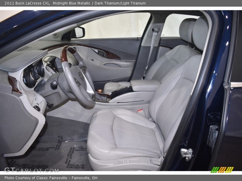 Midnight Blue Metallic / Dark Titanium/Light Titanium 2011 Buick LaCrosse CXL