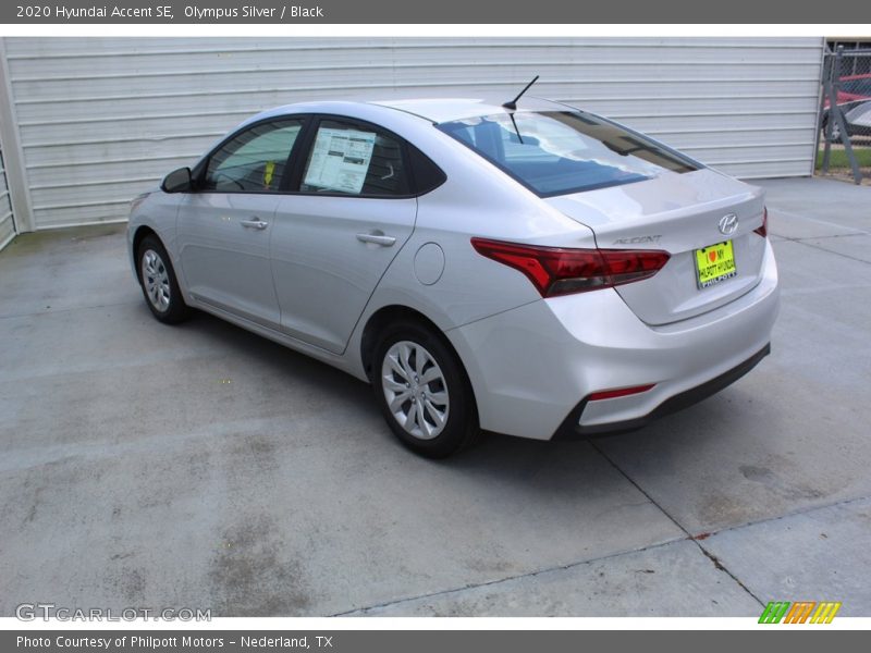 Olympus Silver / Black 2020 Hyundai Accent SE