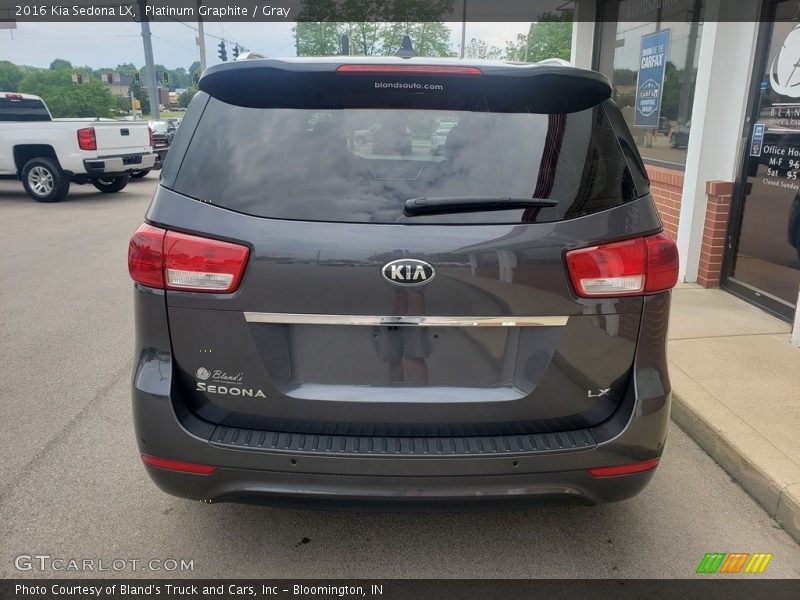 Platinum Graphite / Gray 2016 Kia Sedona LX