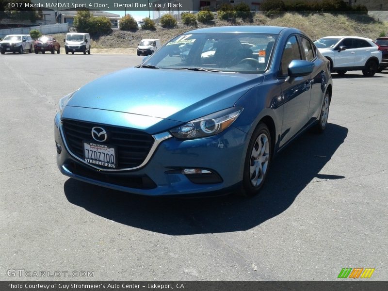 Eternal Blue Mica / Black 2017 Mazda MAZDA3 Sport 4 Door