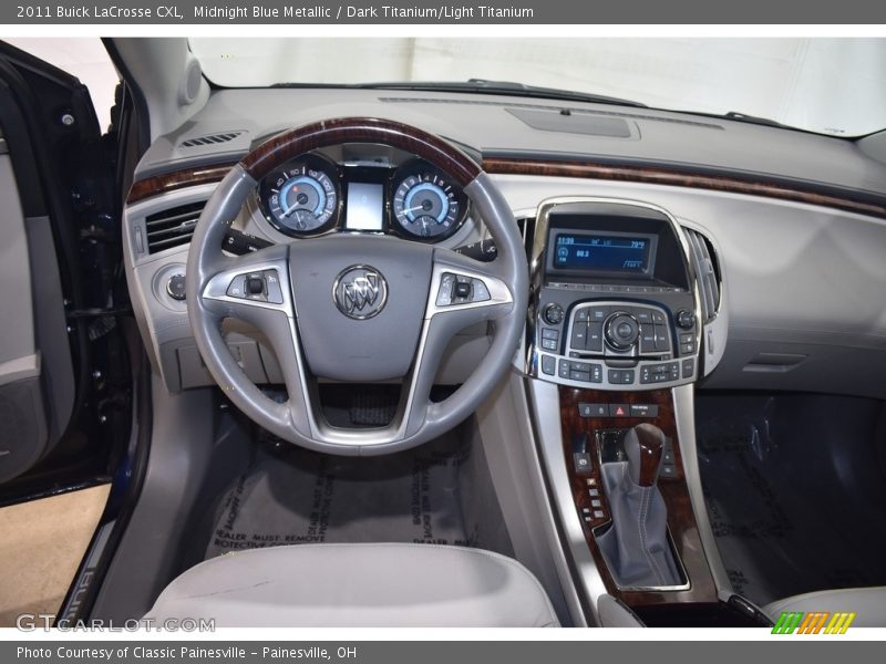 Midnight Blue Metallic / Dark Titanium/Light Titanium 2011 Buick LaCrosse CXL