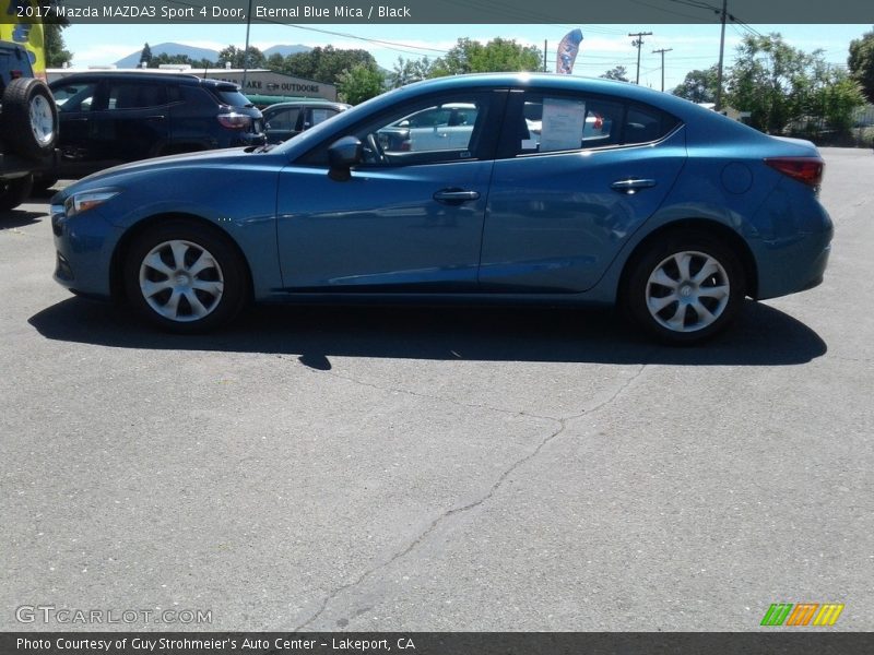 Eternal Blue Mica / Black 2017 Mazda MAZDA3 Sport 4 Door