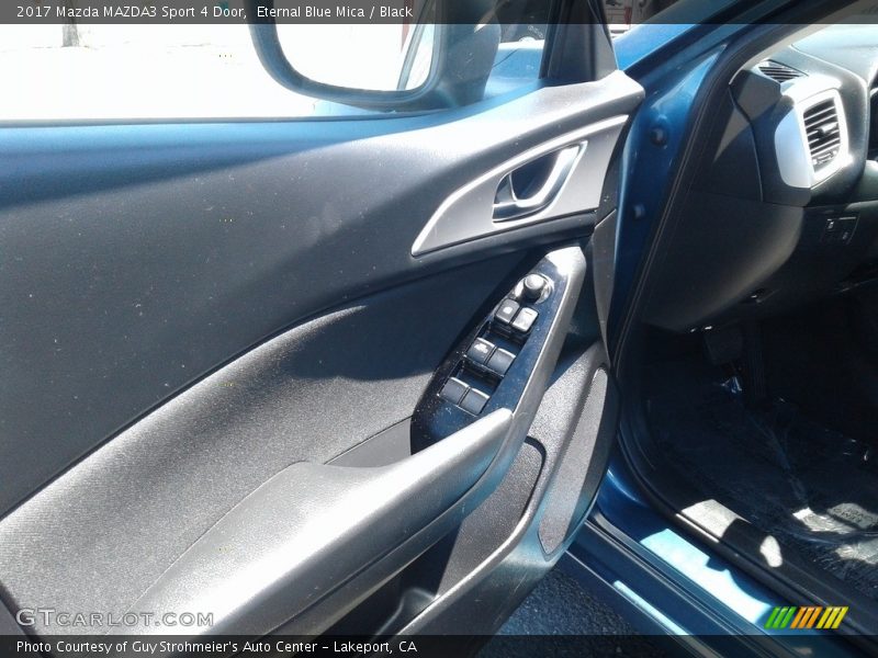Eternal Blue Mica / Black 2017 Mazda MAZDA3 Sport 4 Door