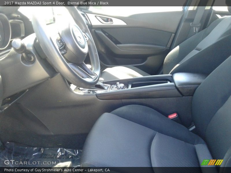 Eternal Blue Mica / Black 2017 Mazda MAZDA3 Sport 4 Door