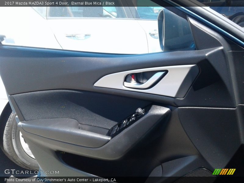 Eternal Blue Mica / Black 2017 Mazda MAZDA3 Sport 4 Door