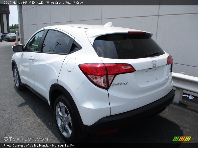 White Orchid Pearl / Gray 2017 Honda HR-V EX AWD