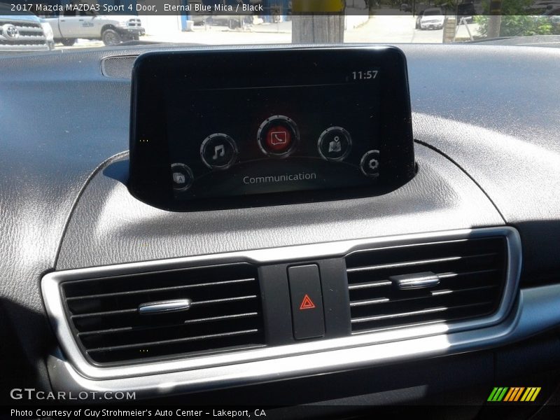 Eternal Blue Mica / Black 2017 Mazda MAZDA3 Sport 4 Door
