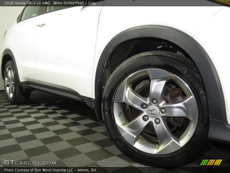 White Orchid Pearl / Gray 2018 Honda HR-V LX AWD