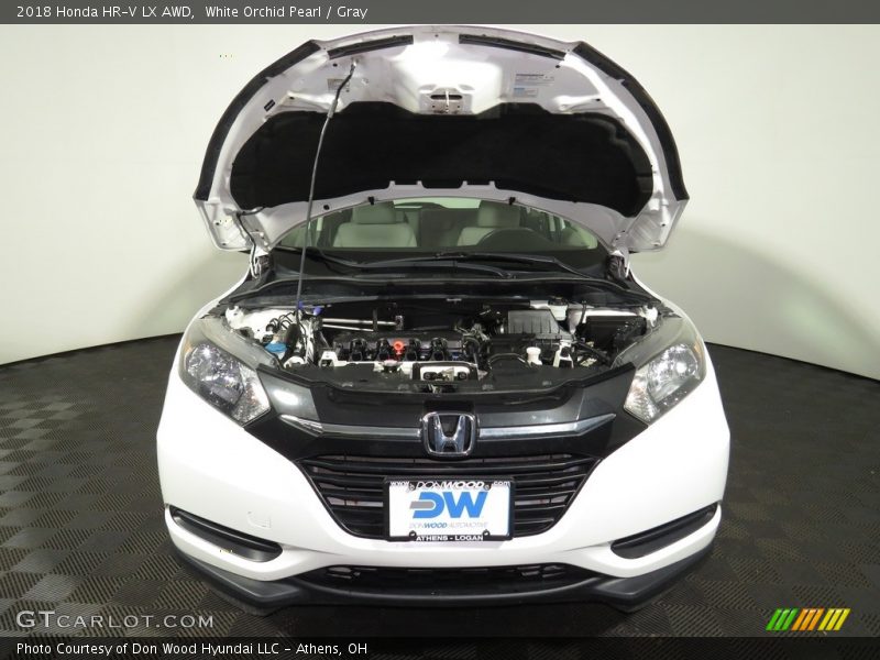 White Orchid Pearl / Gray 2018 Honda HR-V LX AWD