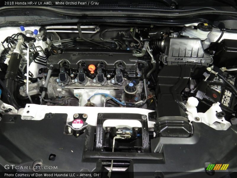 White Orchid Pearl / Gray 2018 Honda HR-V LX AWD