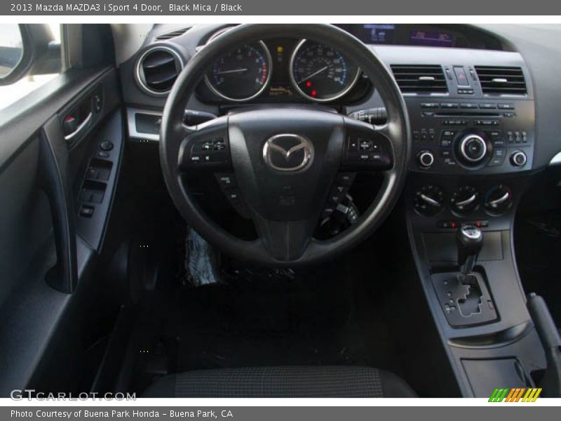 Black Mica / Black 2013 Mazda MAZDA3 i Sport 4 Door