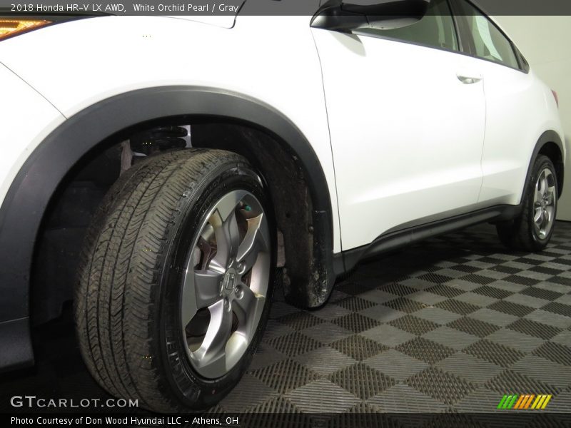 White Orchid Pearl / Gray 2018 Honda HR-V LX AWD
