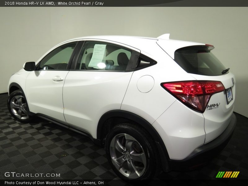 White Orchid Pearl / Gray 2018 Honda HR-V LX AWD