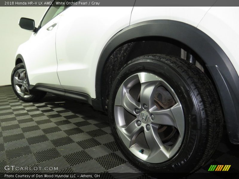 White Orchid Pearl / Gray 2018 Honda HR-V LX AWD