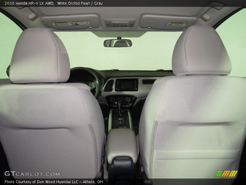 White Orchid Pearl / Gray 2018 Honda HR-V LX AWD