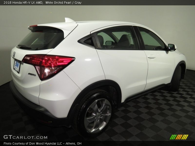 White Orchid Pearl / Gray 2018 Honda HR-V LX AWD