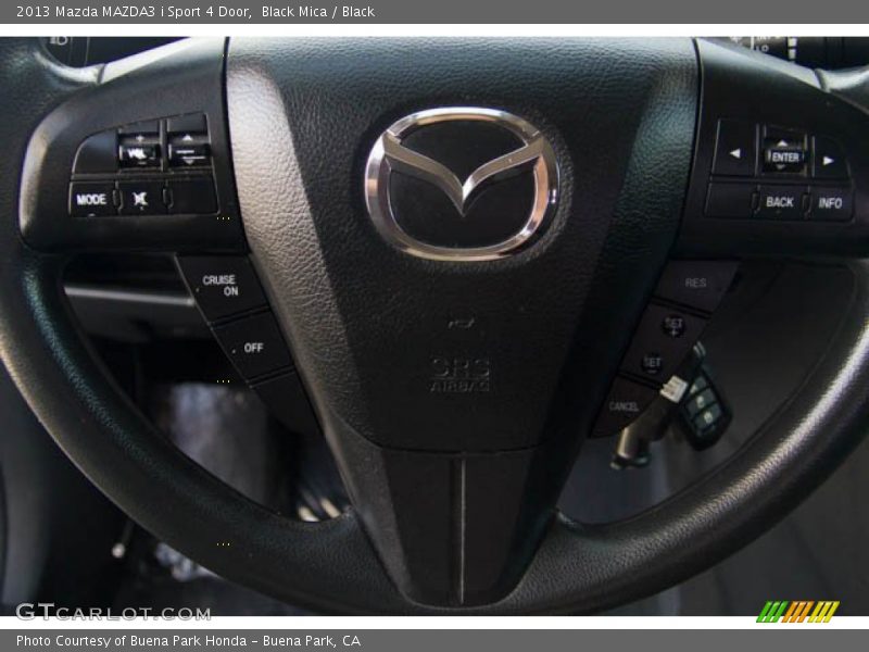 Black Mica / Black 2013 Mazda MAZDA3 i Sport 4 Door