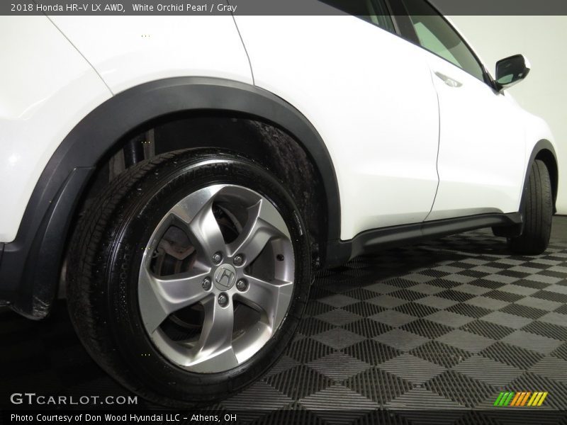 White Orchid Pearl / Gray 2018 Honda HR-V LX AWD