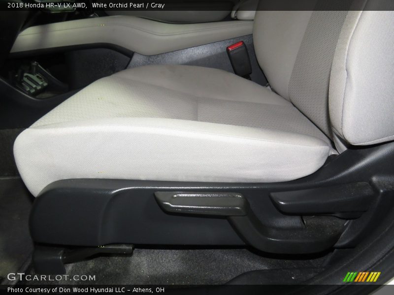 White Orchid Pearl / Gray 2018 Honda HR-V LX AWD