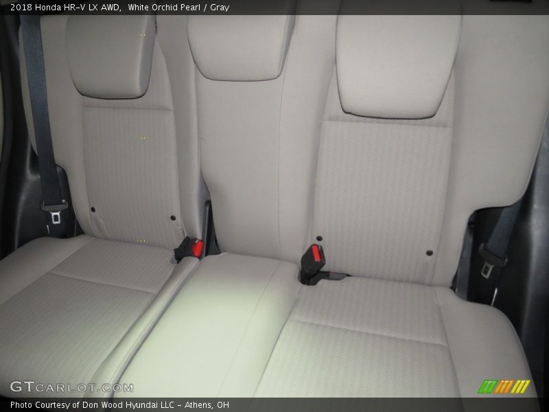 White Orchid Pearl / Gray 2018 Honda HR-V LX AWD