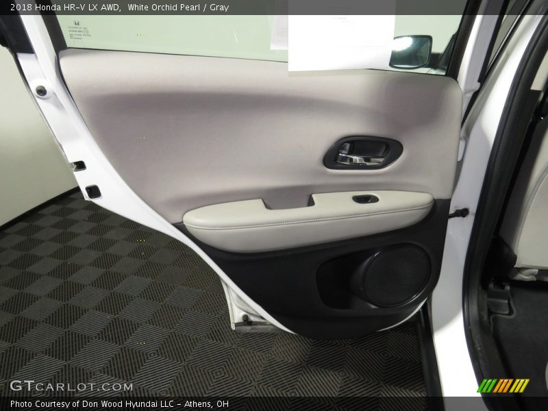 White Orchid Pearl / Gray 2018 Honda HR-V LX AWD