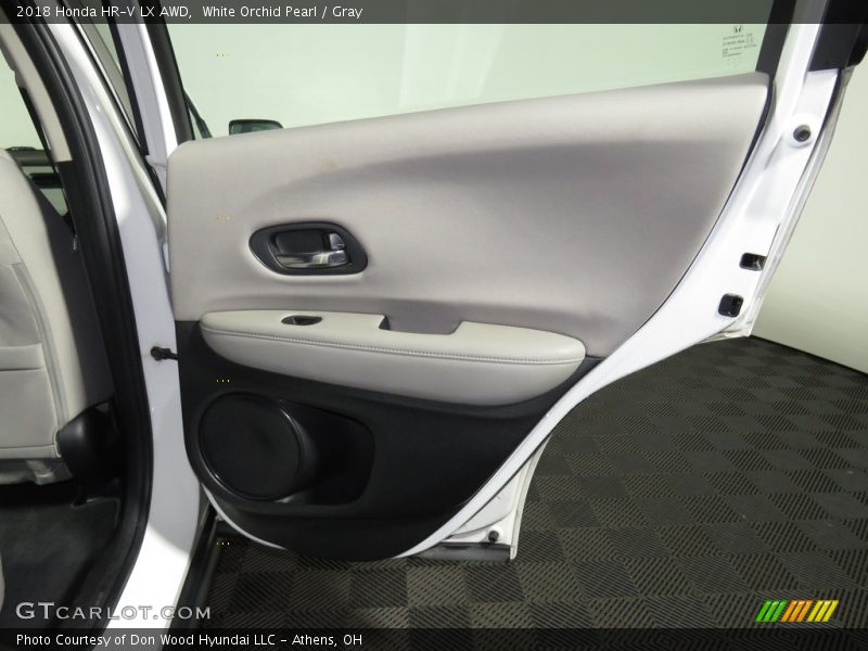 White Orchid Pearl / Gray 2018 Honda HR-V LX AWD