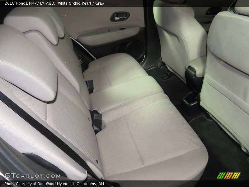 White Orchid Pearl / Gray 2018 Honda HR-V LX AWD