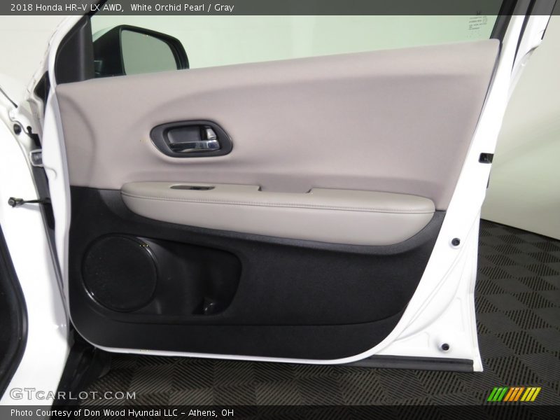 White Orchid Pearl / Gray 2018 Honda HR-V LX AWD