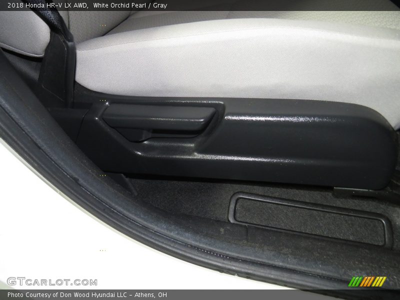 White Orchid Pearl / Gray 2018 Honda HR-V LX AWD