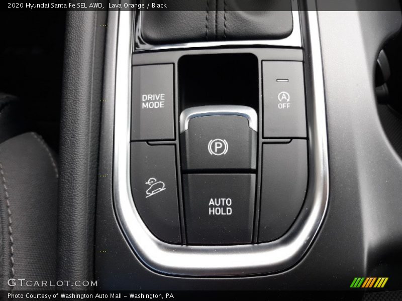 Lava Orange / Black 2020 Hyundai Santa Fe SEL AWD