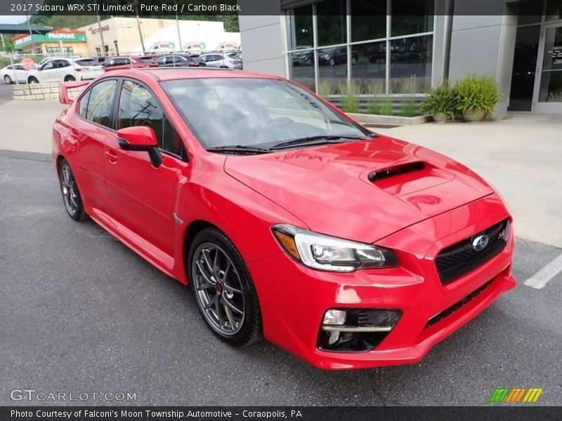  2017 WRX STI Limited Pure Red