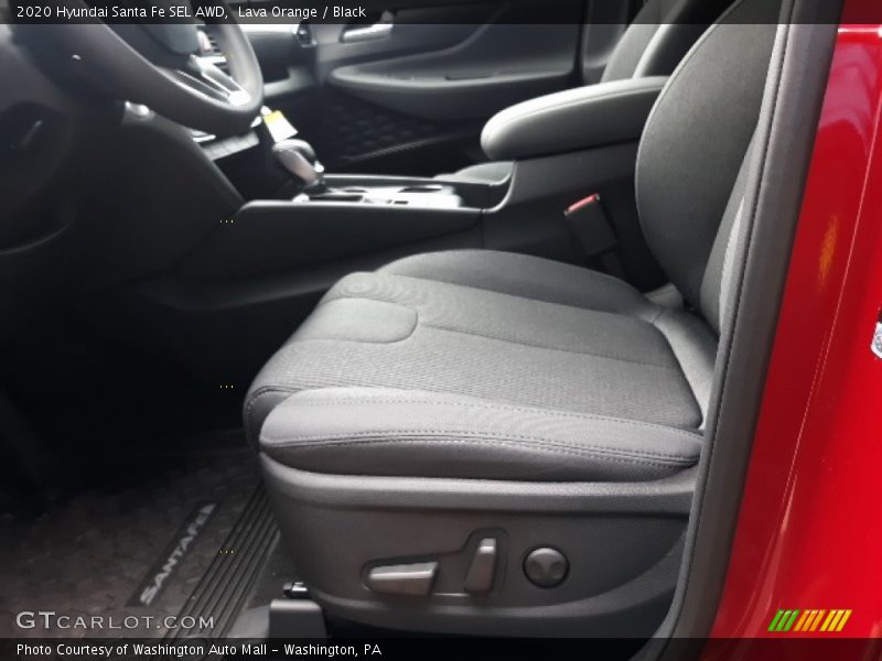 Lava Orange / Black 2020 Hyundai Santa Fe SEL AWD