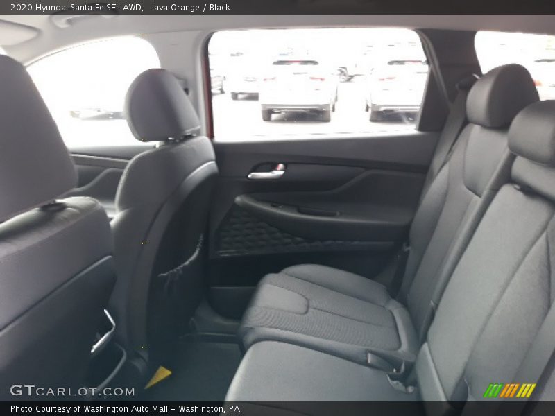 Lava Orange / Black 2020 Hyundai Santa Fe SEL AWD