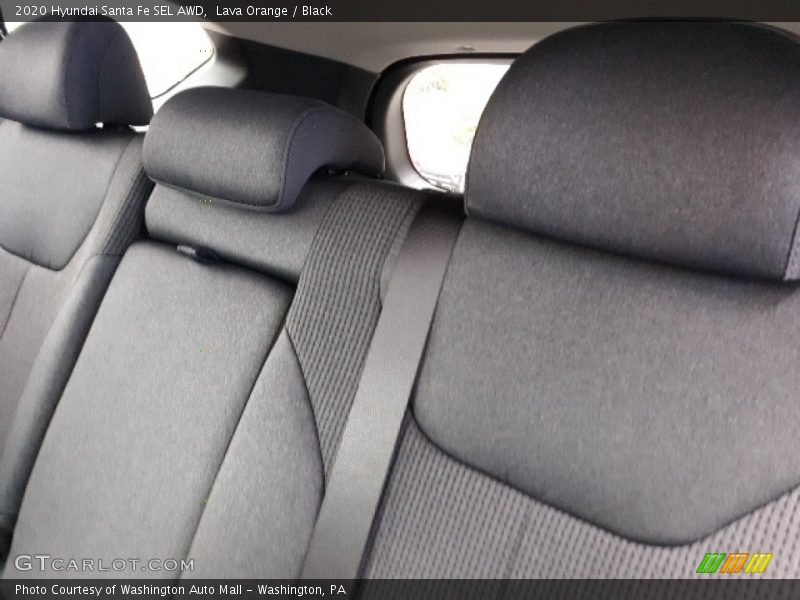 Lava Orange / Black 2020 Hyundai Santa Fe SEL AWD