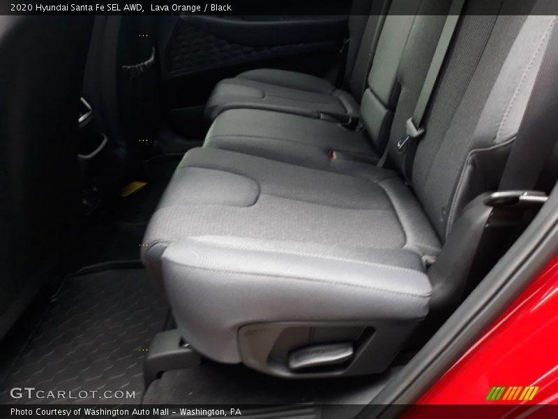Lava Orange / Black 2020 Hyundai Santa Fe SEL AWD
