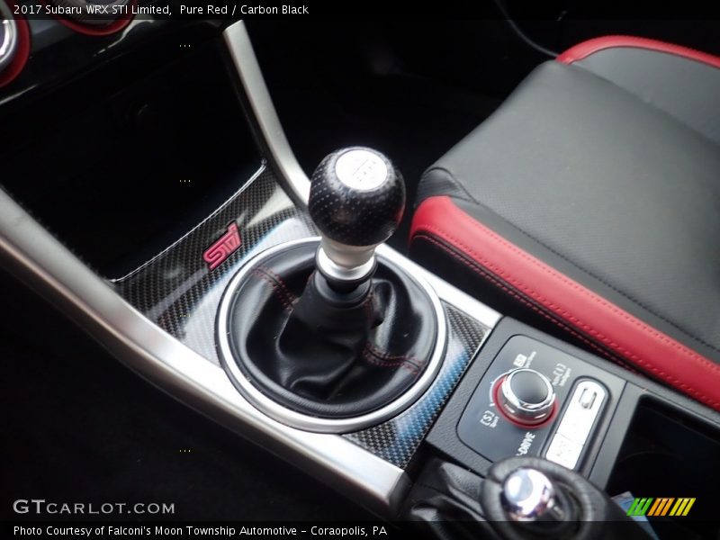  2017 WRX STI Limited 6 Speed Manual Shifter