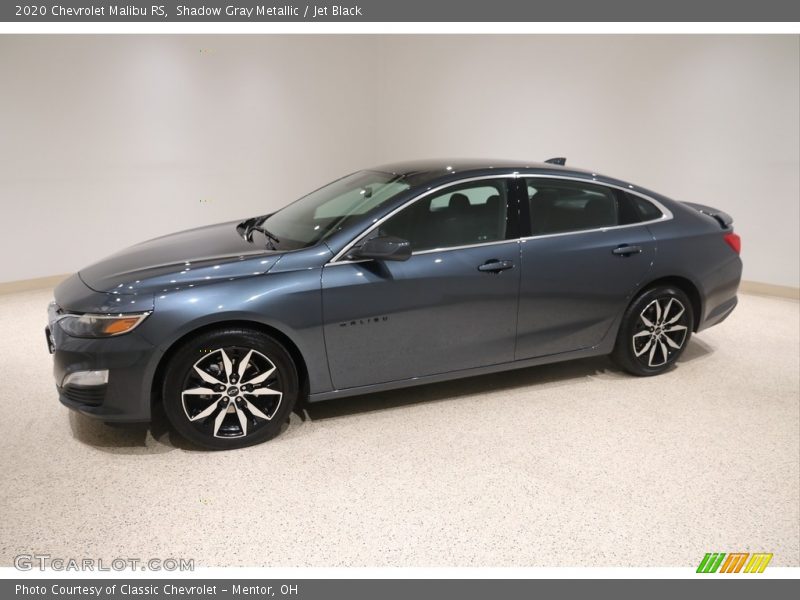Shadow Gray Metallic / Jet Black 2020 Chevrolet Malibu RS