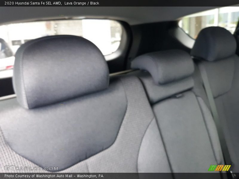 Lava Orange / Black 2020 Hyundai Santa Fe SEL AWD
