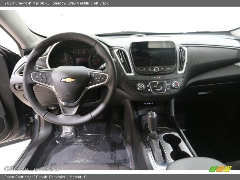 Shadow Gray Metallic / Jet Black 2020 Chevrolet Malibu RS