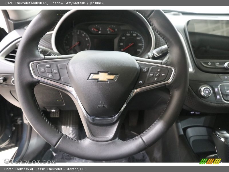 Shadow Gray Metallic / Jet Black 2020 Chevrolet Malibu RS