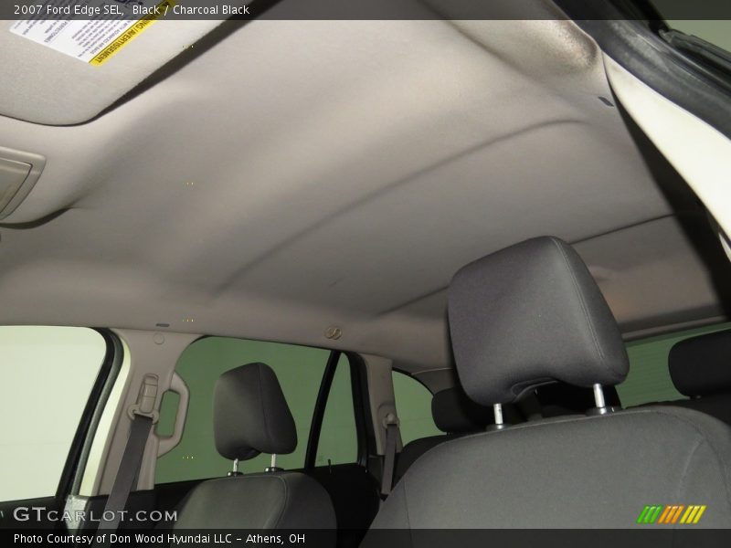 Black / Charcoal Black 2007 Ford Edge SEL