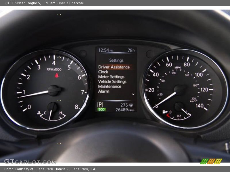  2017 Rogue S S Gauges