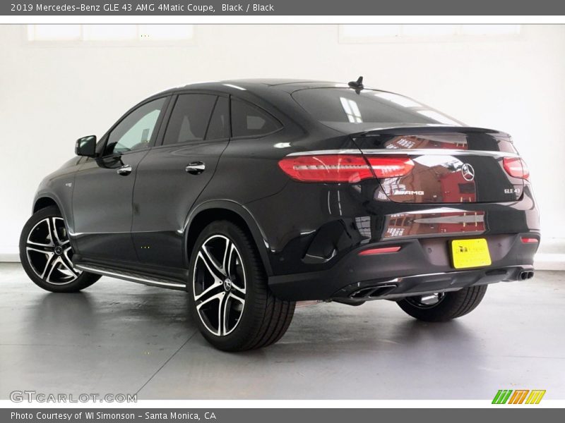 Black / Black 2019 Mercedes-Benz GLE 43 AMG 4Matic Coupe